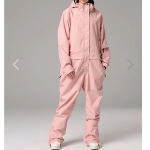 Women's One Piece Ski Suits Waterproof Snowsuits